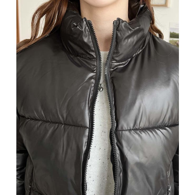 ファイバーダウンメタリックショートダウンブルゾン | moment+ | 詳細画像23 