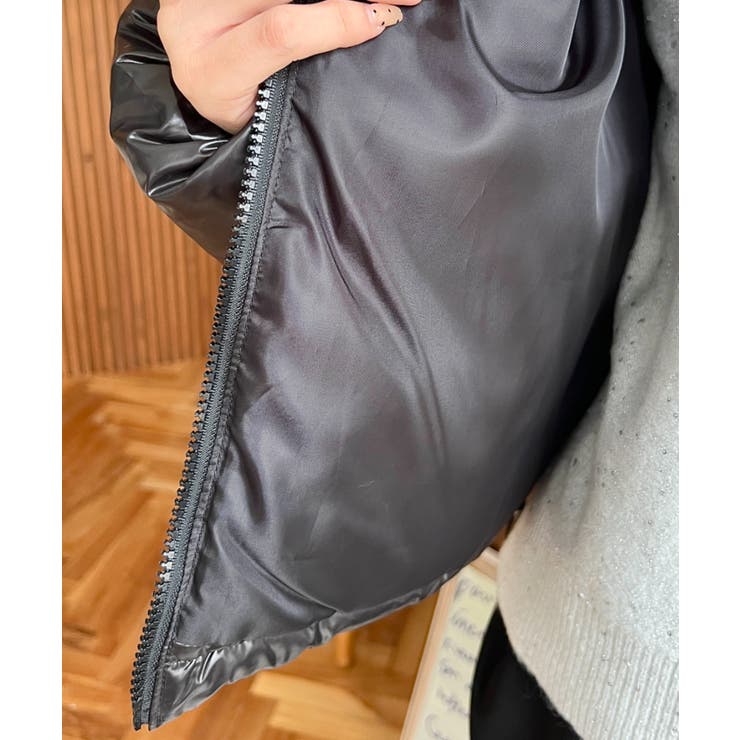 ファイバーダウンメタリックショートダウンブルゾン | moment+ | 詳細画像25 