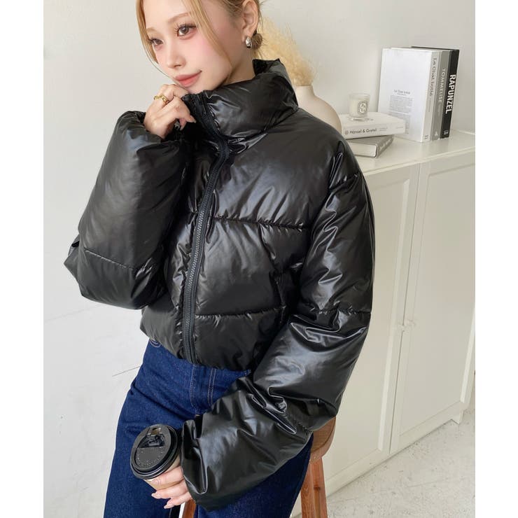 ファイバーダウンメタリックショートダウンブルゾン | moment+ | 詳細画像31 