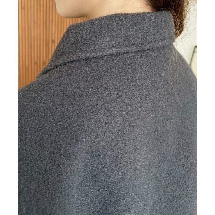 フェイクウールモッサ2WAYアレンジカラーショートブルゾン | moment+ | 詳細画像30 