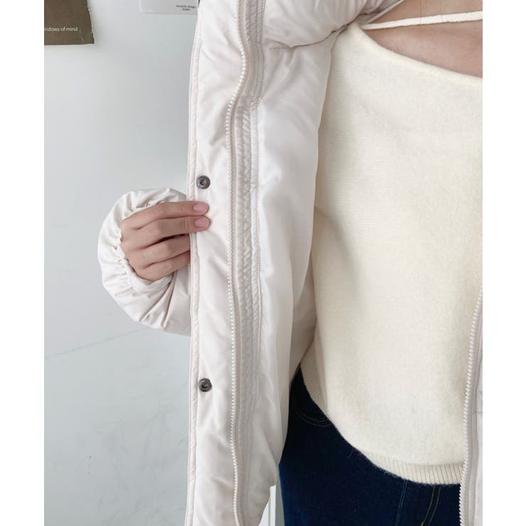 ファイバーダウンフードファーブルゾン | moment+ | 詳細画像10 