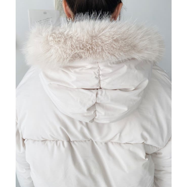 ファイバーダウンフードファーブルゾン | moment+ | 詳細画像14 