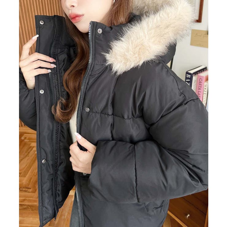 ファイバーダウンフードファーブルゾン | moment+ | 詳細画像21 