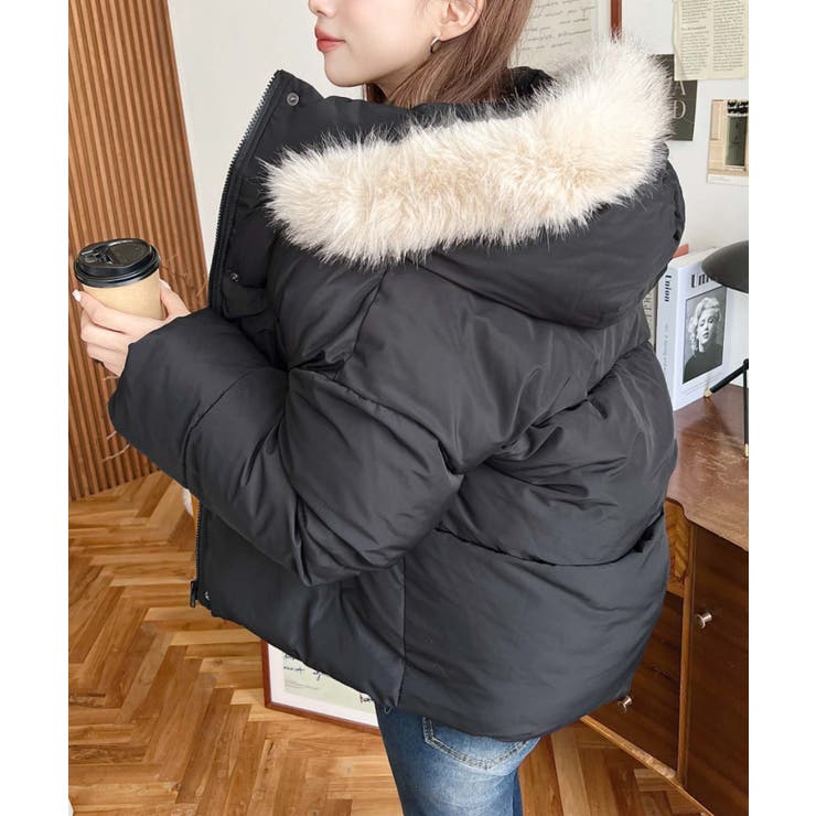 ファイバーダウンフードファーブルゾン | moment+ | 詳細画像23 