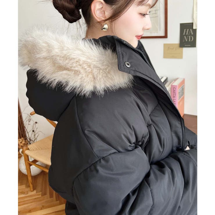 ファイバーダウンフードファーブルゾン | moment+ | 詳細画像28 