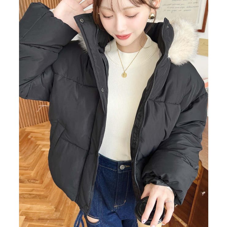 ファイバーダウンフードファーブルゾン | moment+ | 詳細画像29 