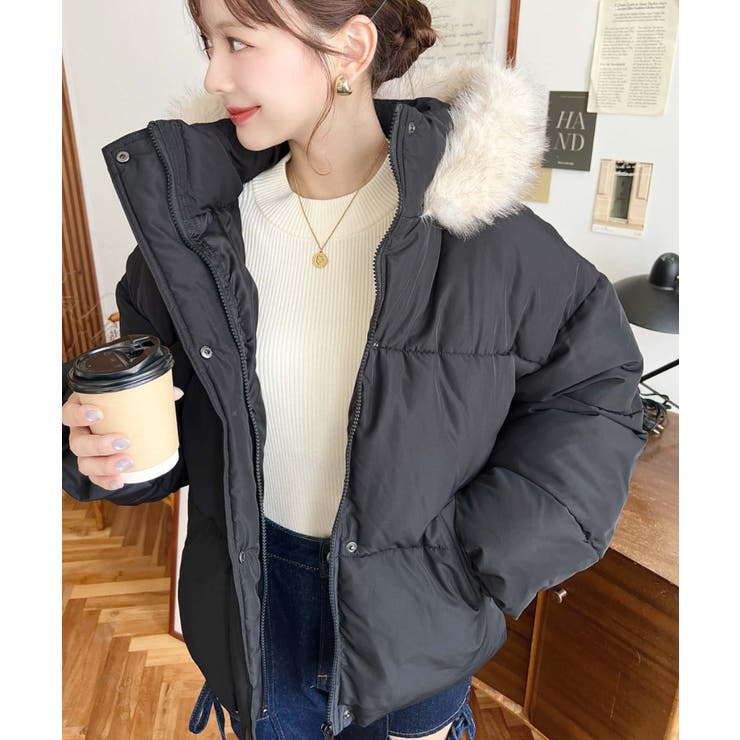 ファイバーダウンフードファーブルゾン | moment+ | 詳細画像31 