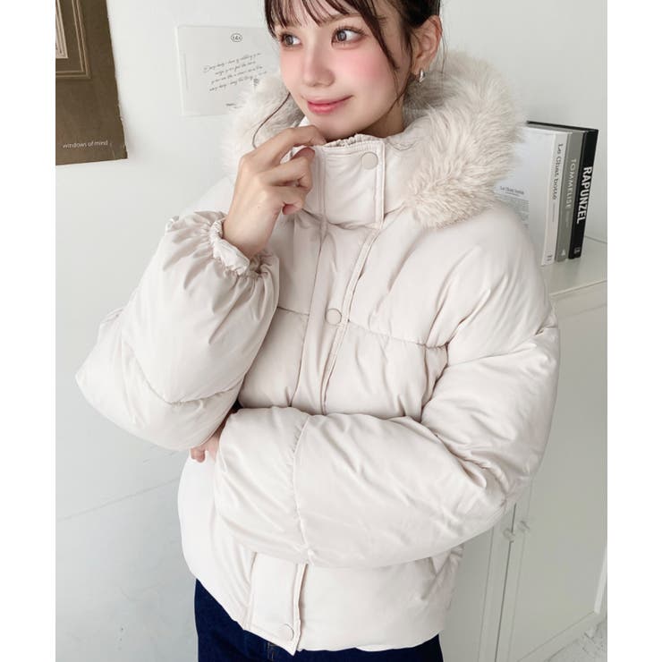 ファイバーダウンフードファーブルゾン | moment+ | 詳細画像5 