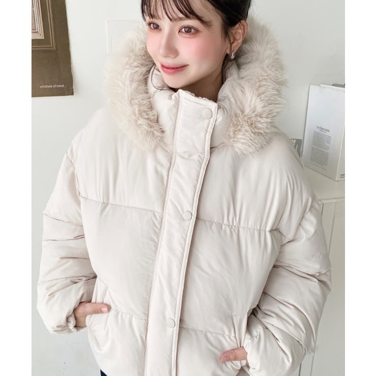 ファイバーダウンフードファーブルゾン | moment+ | 詳細画像6 