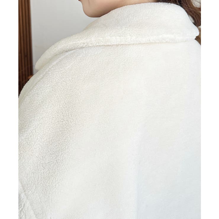 2WAYアレンジカラーテディベアボアブルゾン | moment+ | 詳細画像16 