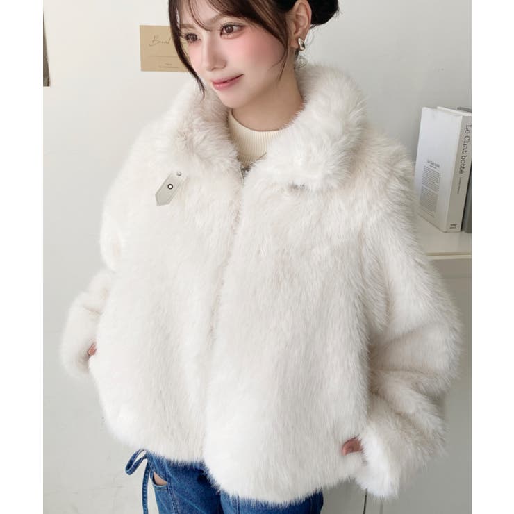 2wayアレンジカラーファーブルゾン | moment+ | 詳細画像10 