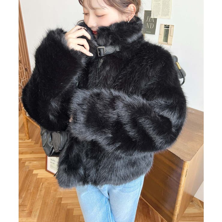 2wayアレンジカラーファーブルゾン | moment+ | 詳細画像13 