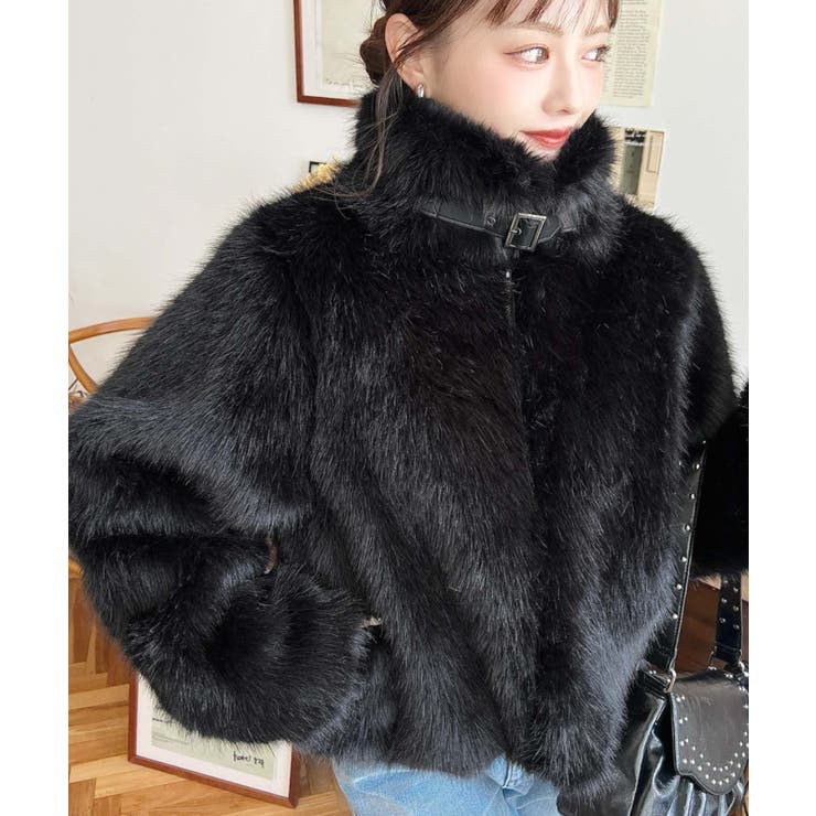 2wayアレンジカラーファーブルゾン | moment+ | 詳細画像14 