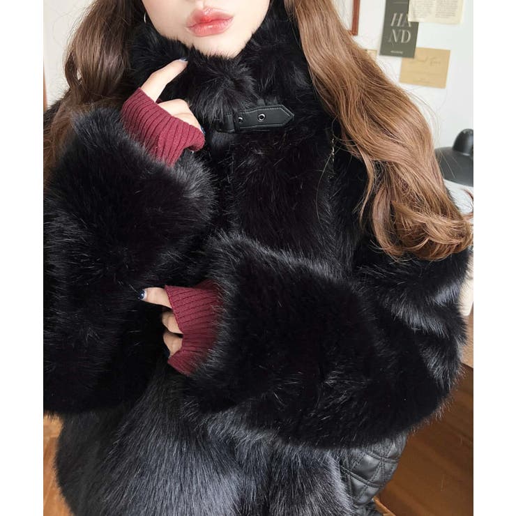 2wayアレンジカラーファーブルゾン | moment+ | 詳細画像17 