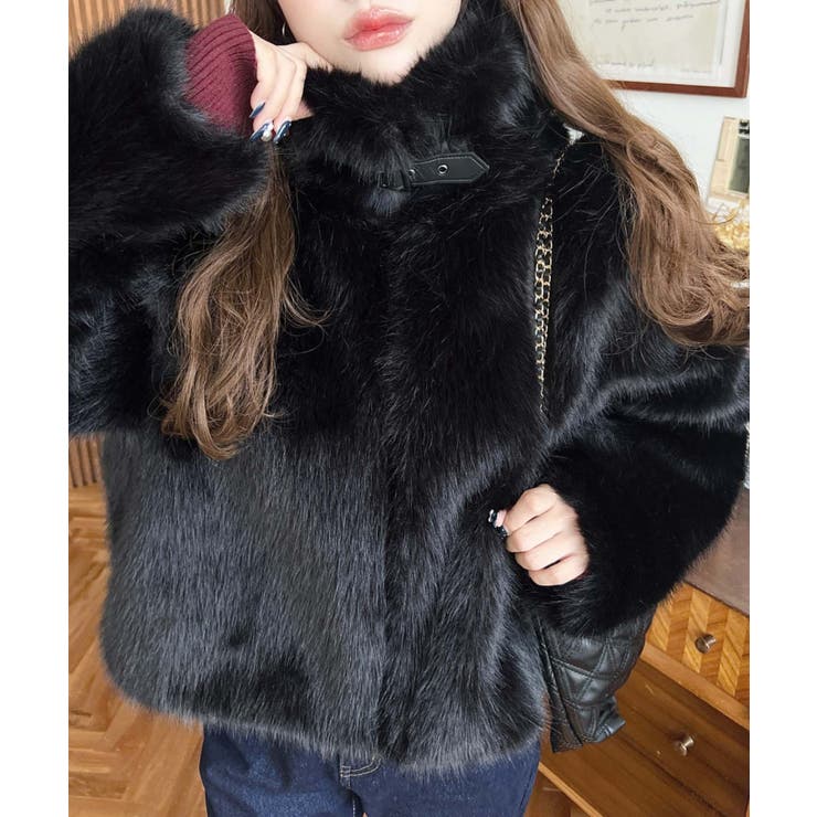 2wayアレンジカラーファーブルゾン | moment+ | 詳細画像19 