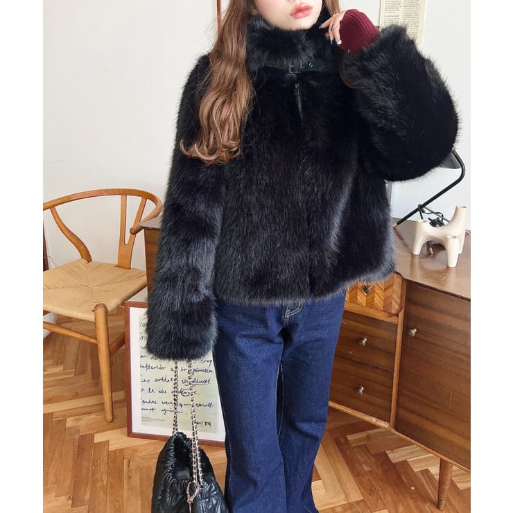 2wayアレンジカラーファーブルゾン | moment+ | 詳細画像20 