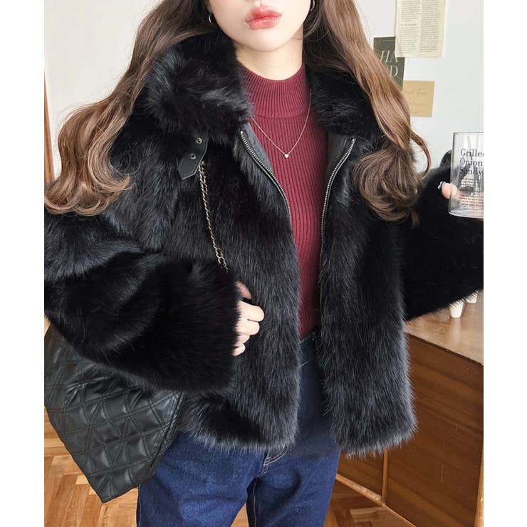 2wayアレンジカラーファーブルゾン | moment+ | 詳細画像23 