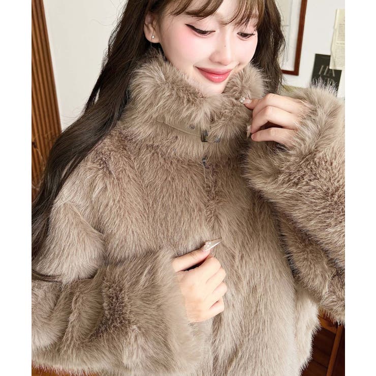 2wayアレンジカラーファーブルゾン | moment+ | 詳細画像36 