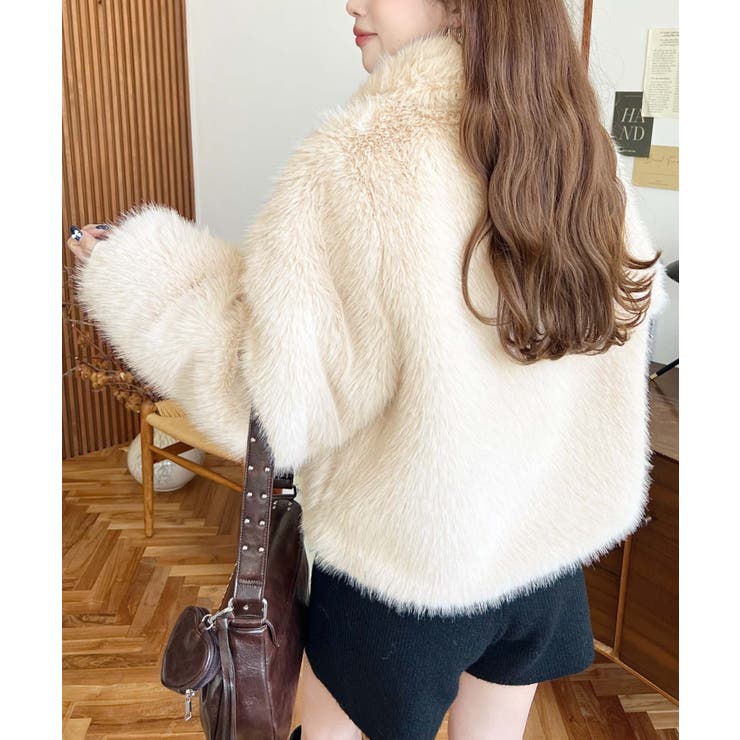 2wayアレンジカラーファーブルゾン | moment+ | 詳細画像47 