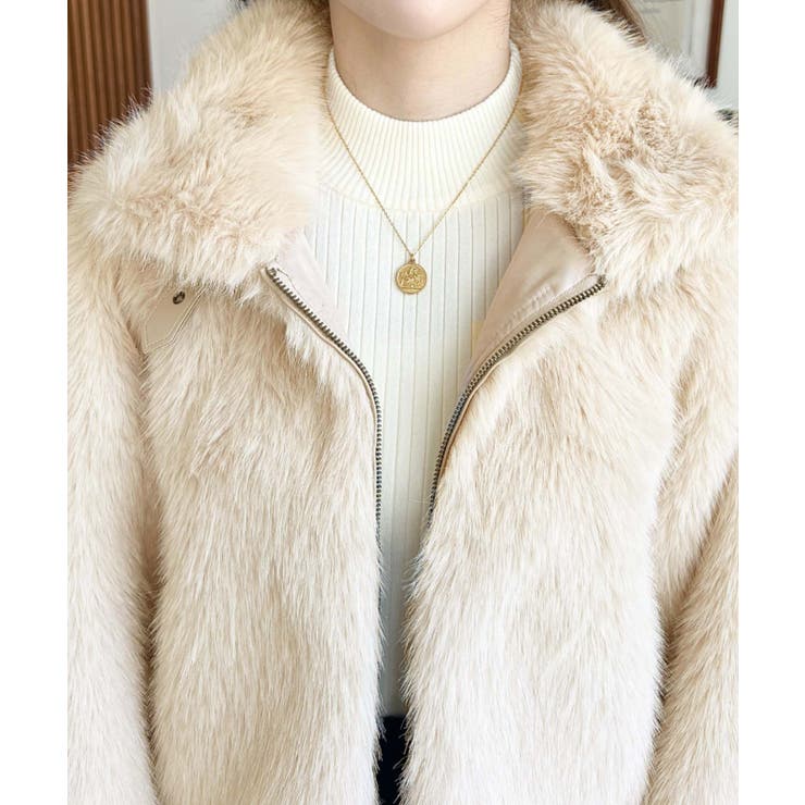 2wayアレンジカラーファーブルゾン | moment+ | 詳細画像53 