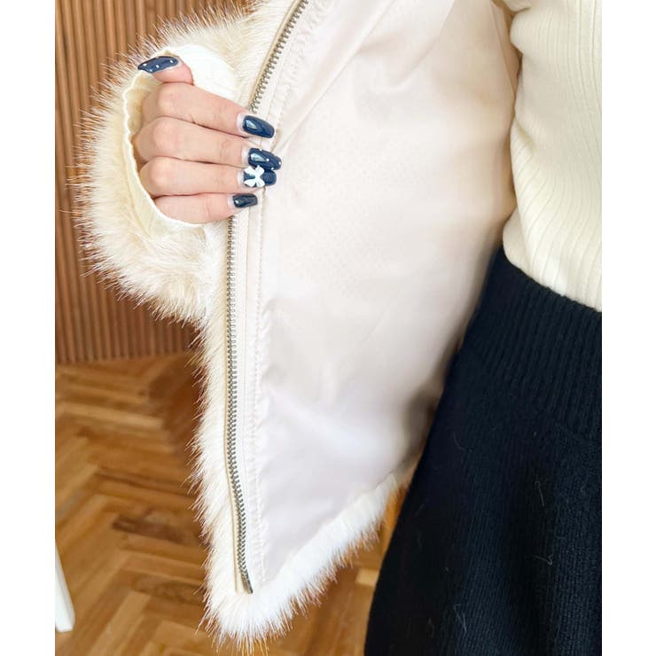 2wayアレンジカラーファーブルゾン | moment+ | 詳細画像58 