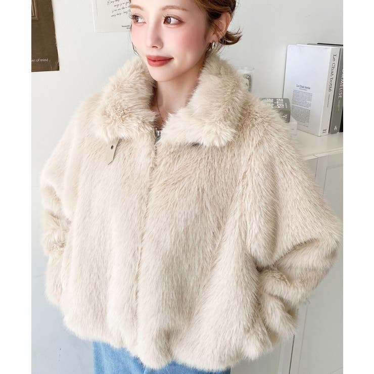 2wayアレンジカラーファーブルゾン | moment+ | 詳細画像61 