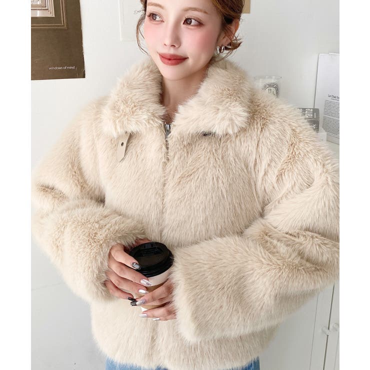 2wayアレンジカラーファーブルゾン | moment+ | 詳細画像62 