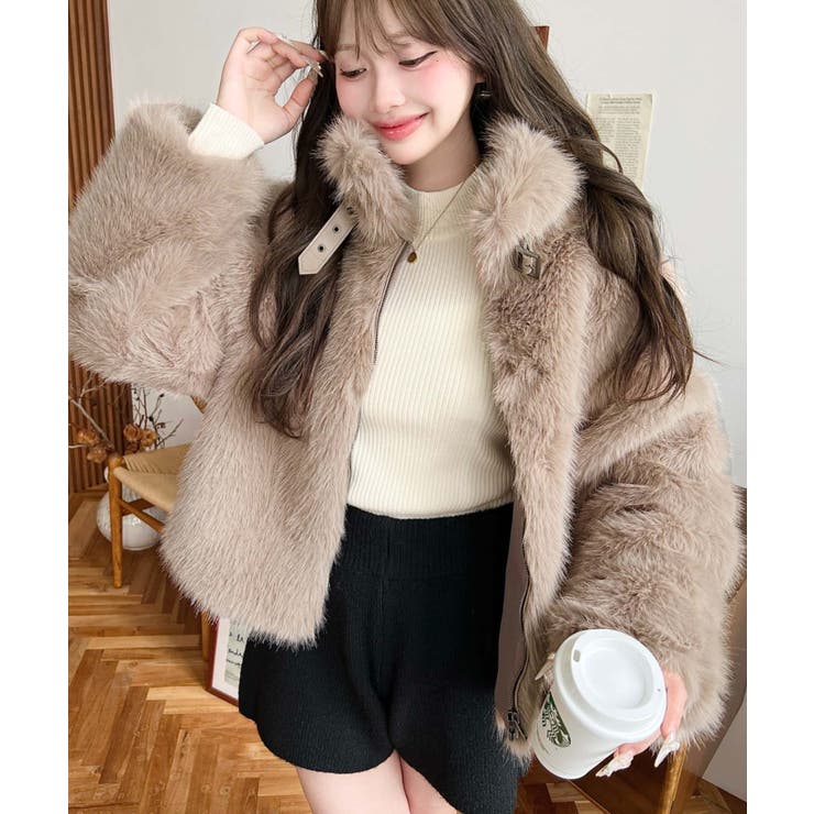 our ダブルジッパーの綺麗めブルゾン ブルゾン アウター ダブルジップ シアーブルゾン レディース