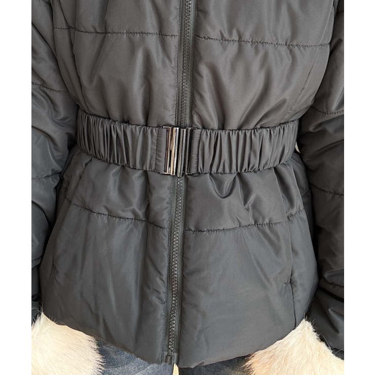 ベルト付きフードファーダウンジャケット | moment+ | 詳細画像42 