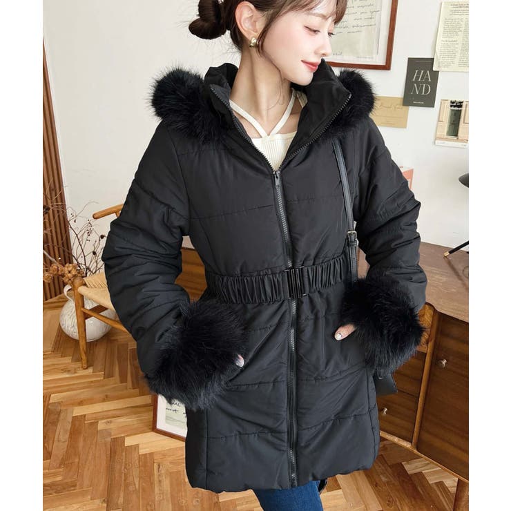 ✨美品✨ポロジーンズ　ファー付きフードダウンジャケット　エンブレム　M POLO RALPH LAUREN Ralph Lauren ポロ ラルフローレン メンズ