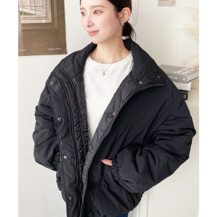 裏キルトナイロンモンスターブルゾン | moment+ | 詳細画像34 