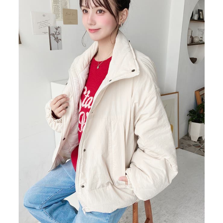 裏キルトナイロンモンスターブルゾン | moment+ | 詳細画像4 