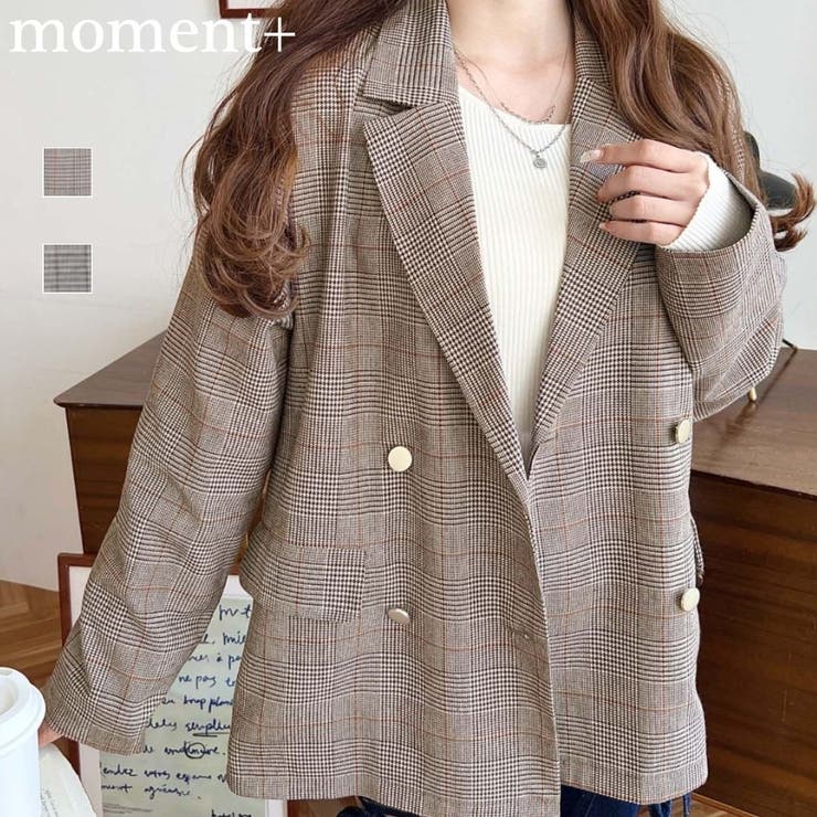 ✨美品✨MaxMara グレンチェック ダブルボタン テーラードジャケット グレンチェック柄ダブルボタンテーラードジャケット[fo2250