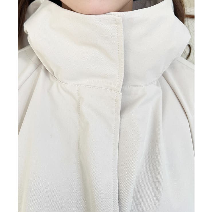 バックチュールレイヤードマウンテンパーカー コットンライクツイル | moment+ | 詳細画像19 