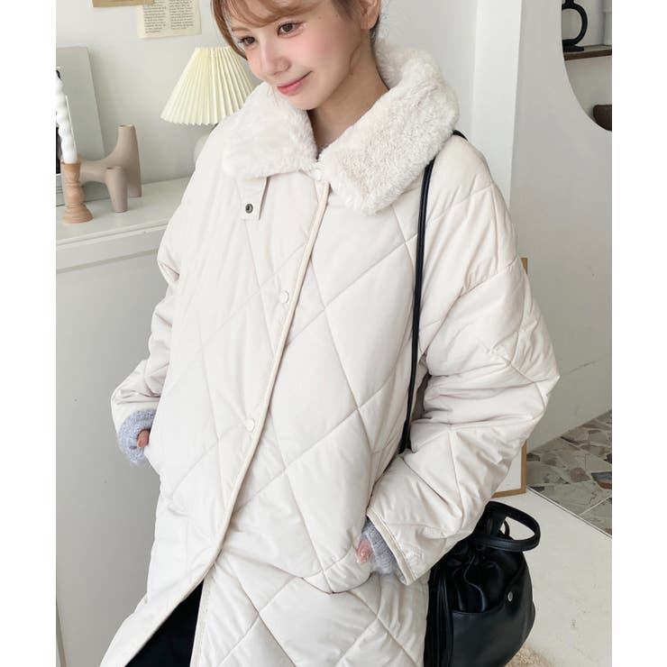 ホワイト バケットチェア ダイヤモンドキルティング ダイヤキルトファー使い2WAYカラーコートマットポリエステル中綿[品番