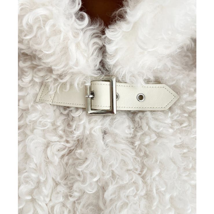 衿付きプードルフェイクファーブルゾン | moment+ | 詳細画像12 