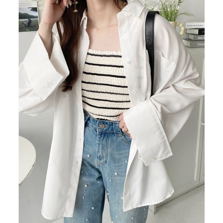 ワイドスリーブオックスシャツ | moment+ | 詳細画像10