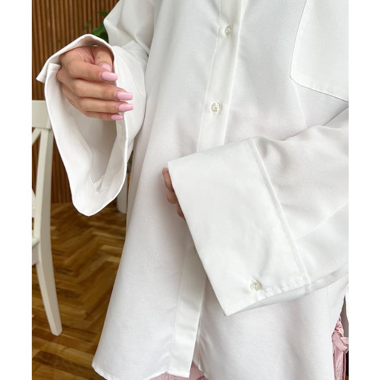 ワイドスリーブオックスシャツ | moment+ | 詳細画像15