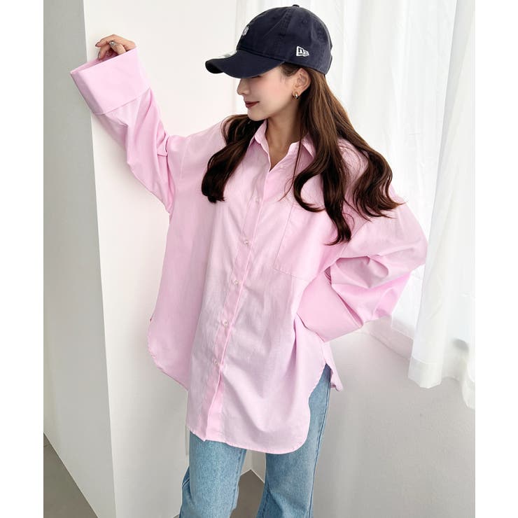 ワイドスリーブ長袖オックスシャツ | moment+ | 詳細画像29 