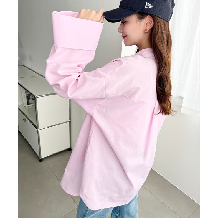 ワイドスリーブ長袖オックスシャツ | moment+ | 詳細画像32 