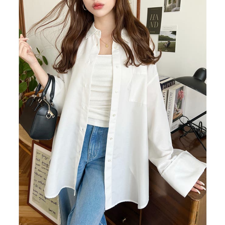 ワイドスリーブオックスシャツ | moment+ | 詳細画像4