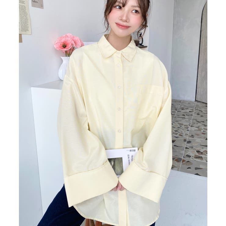 ワイドスリーブオックスシャツ | moment+ | 詳細画像49