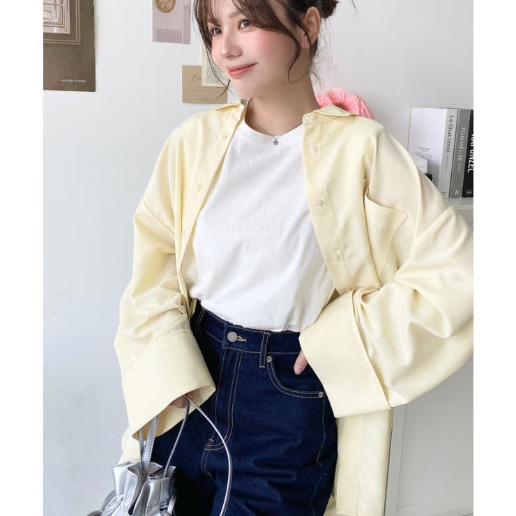 ワイドスリーブオックスシャツ | moment+ | 詳細画像50