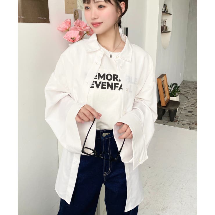 ワイドスリーブオックスシャツ | moment+ | 詳細画像6