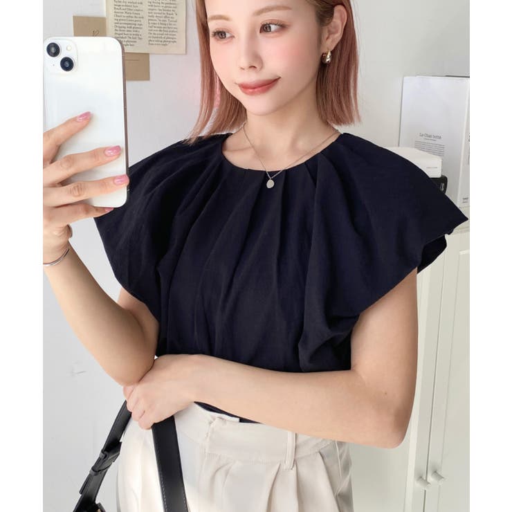 即購入可！！ 極美品 Cen. バルーンスリーブブラウス cen. 大人気 バルーンスリーブブラウス black 美品 完売の通販