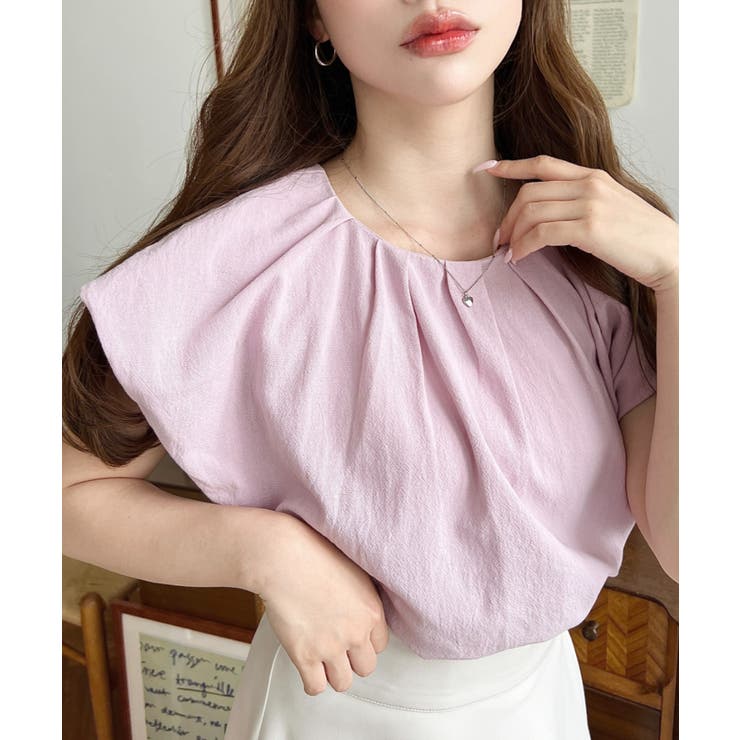 即購入可！！ 極美品 Cen. バルーンスリーブブラウス WEB限定】バルーンスリーブブラウス≪手洗い可能≫ | la.f