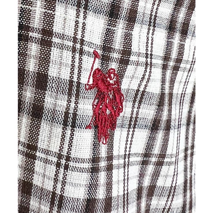 U.S.POLO ASSNワンポイント刺繍チェックシャツ | moment+ | 詳細画像10 