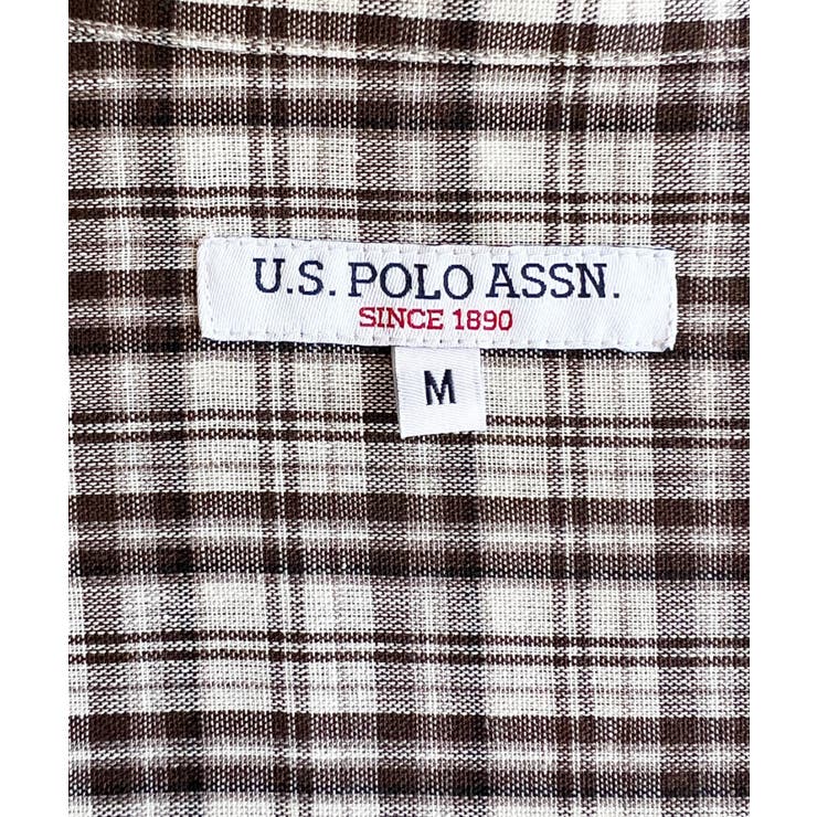 U.S.POLO ASSNワンポイント刺繍チェックシャツ | moment+ | 詳細画像16 