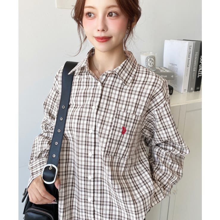 U.S.POLO ASSNワンポイント刺繍チェックシャツ | moment+ | 詳細画像17 