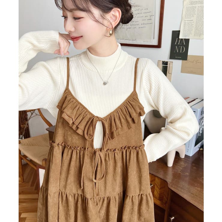 ダブルリボンフリルティアードキャミソール | moment+ | 詳細画像10 